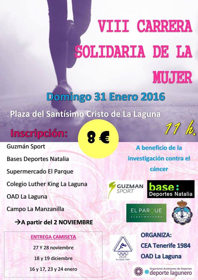 VIII Carrera Solidaria de la Mujer