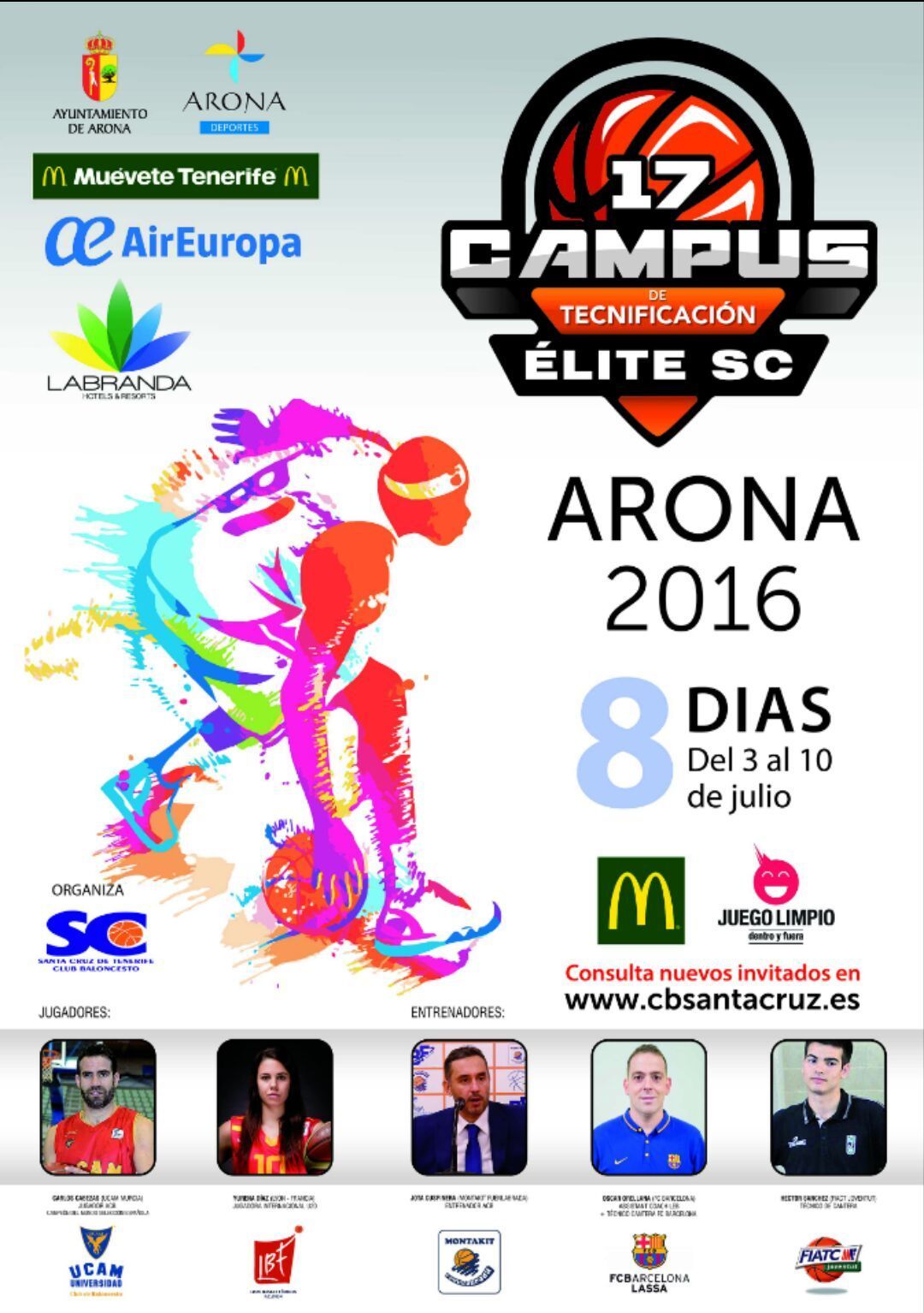 17 Campus de Tecnificación Élite SC Arona 2016