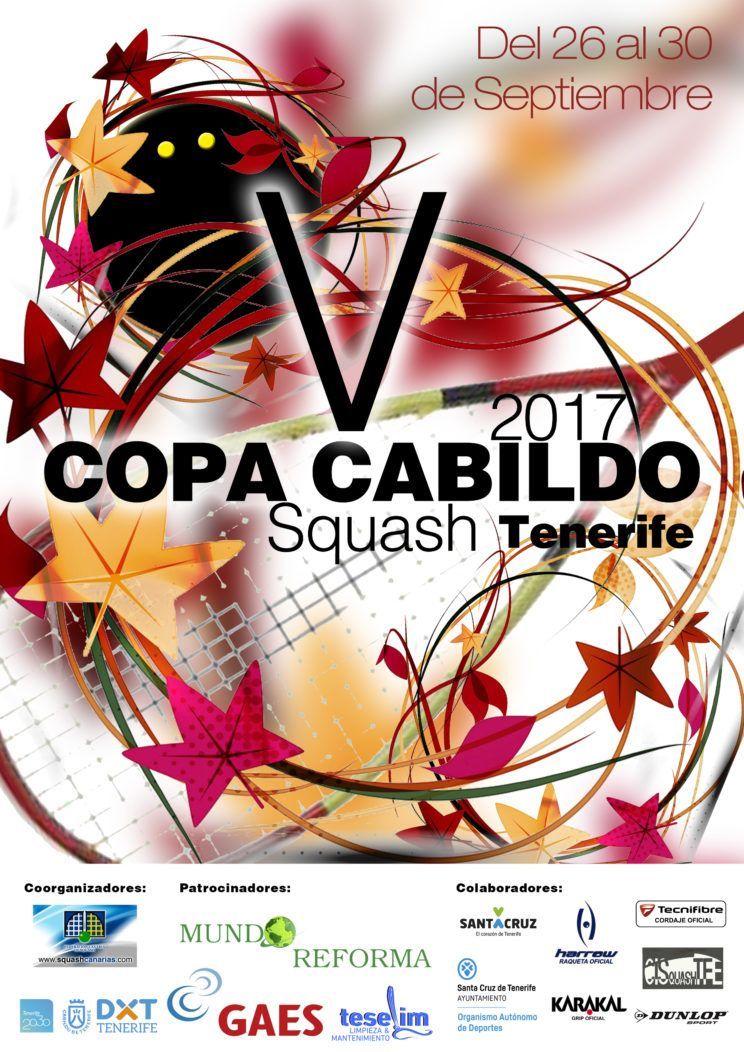 V Prueba Squash Copa Cabildo de Tenerife 2017