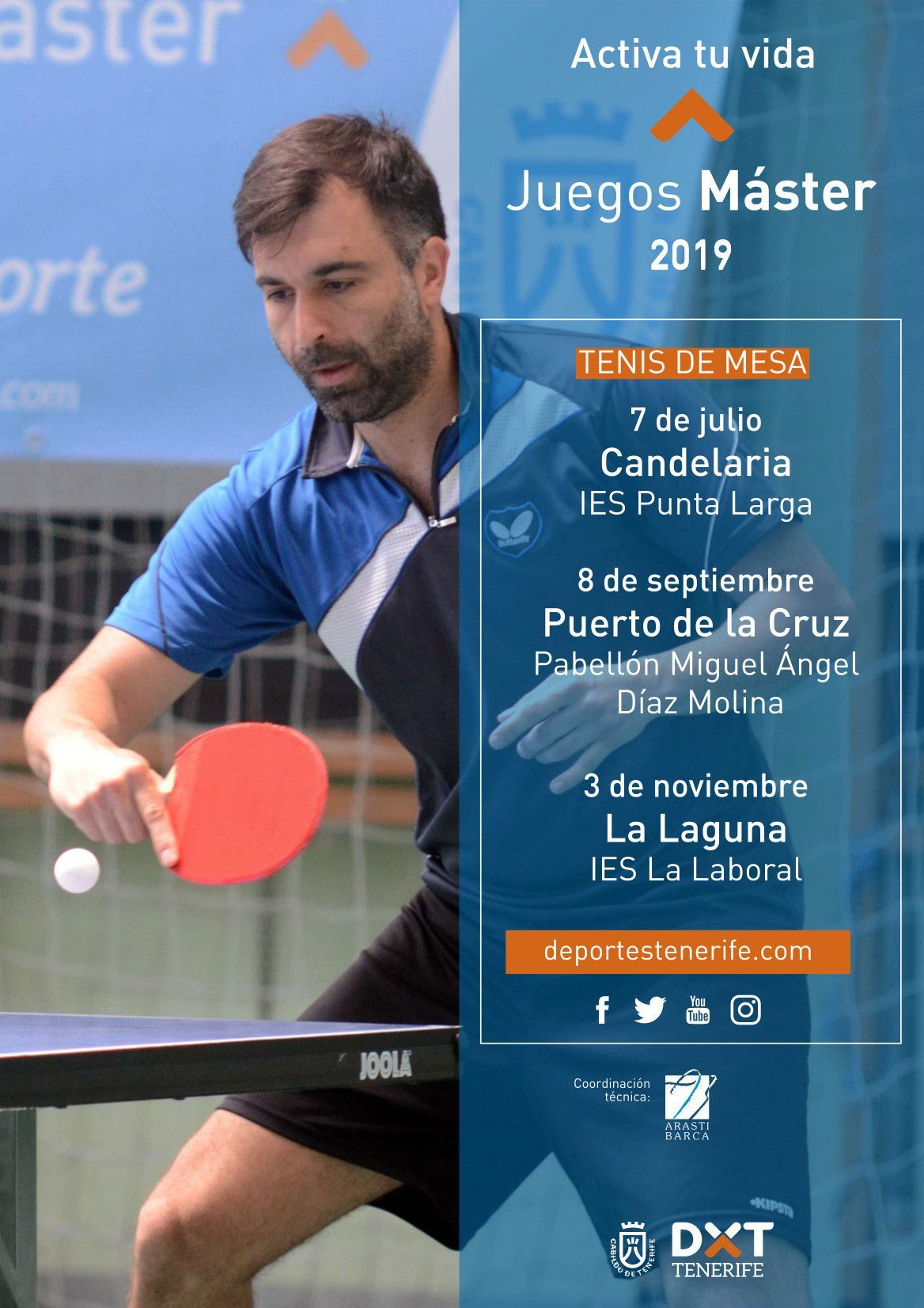 Juegos Máster 2019 Tenis de Mesa