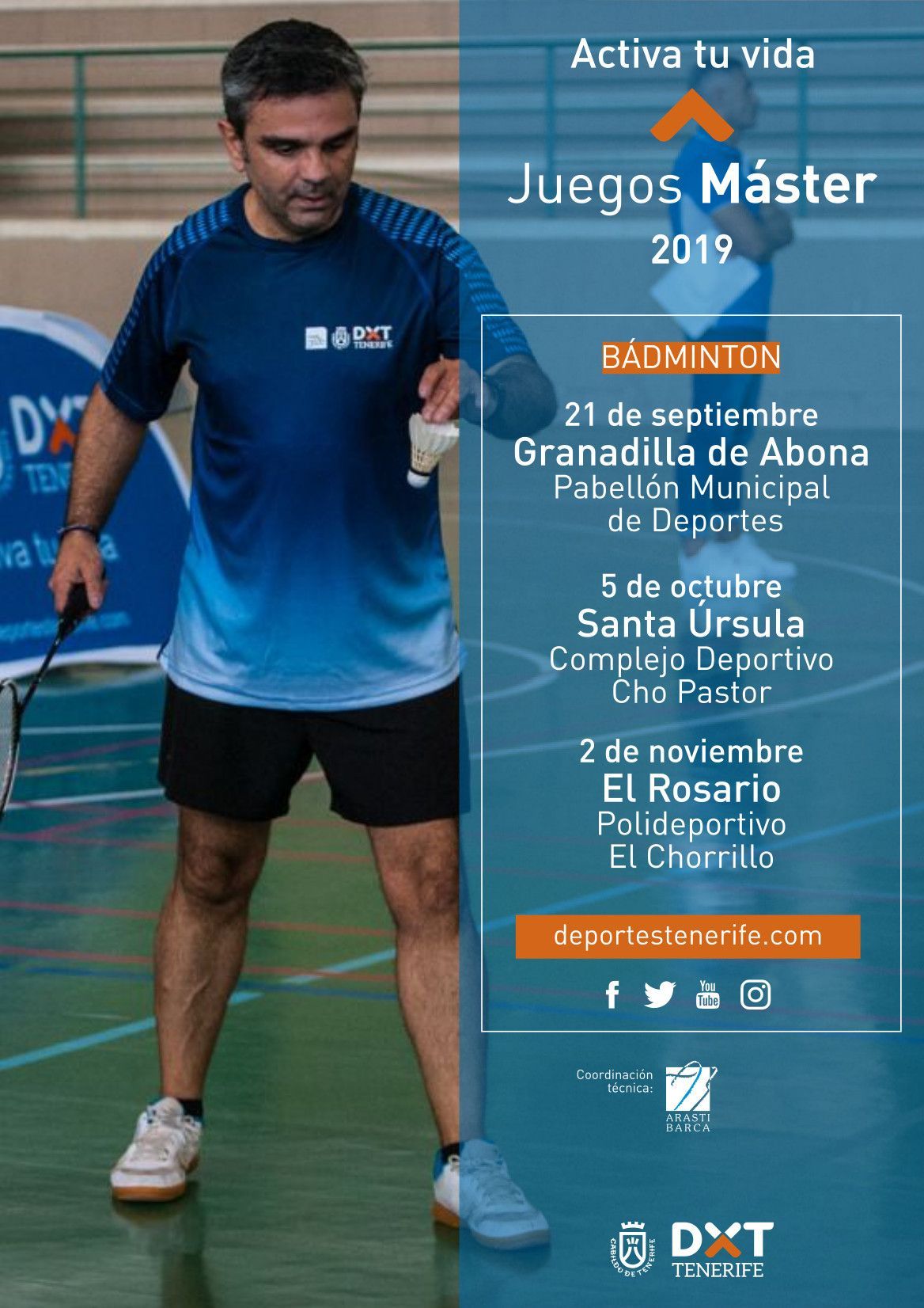 Bádminton Juegos Máster 2019