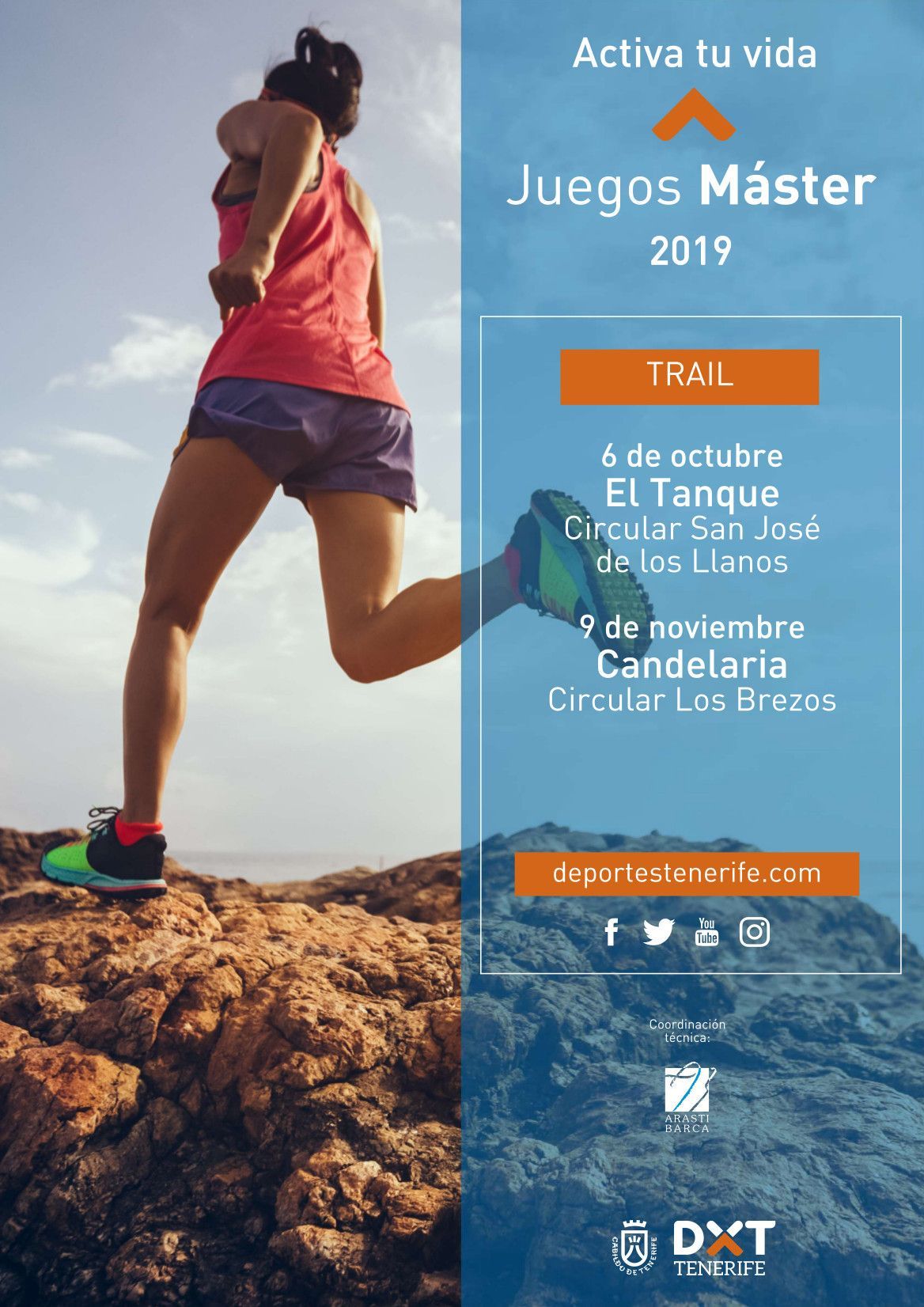 Trail en los Juegos Máster 2019