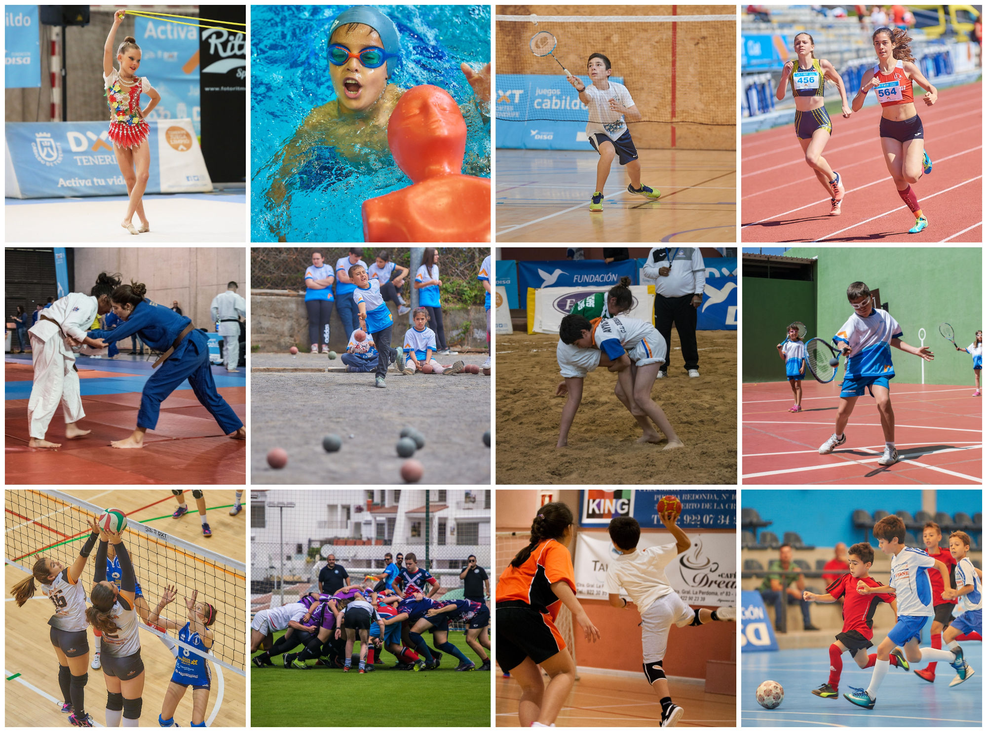 Los Juegos Cabildo movilizan este sábado a 2500 jóvenes en doce modalidades deportivas