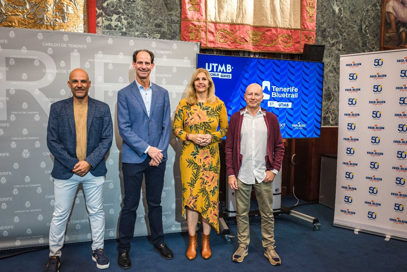 El Cabildo y Fred. Olsen Express renuevan el acuerdo para abaratar los viajes de los y las participantes de la Tenerife Bluetrail by UTMB®