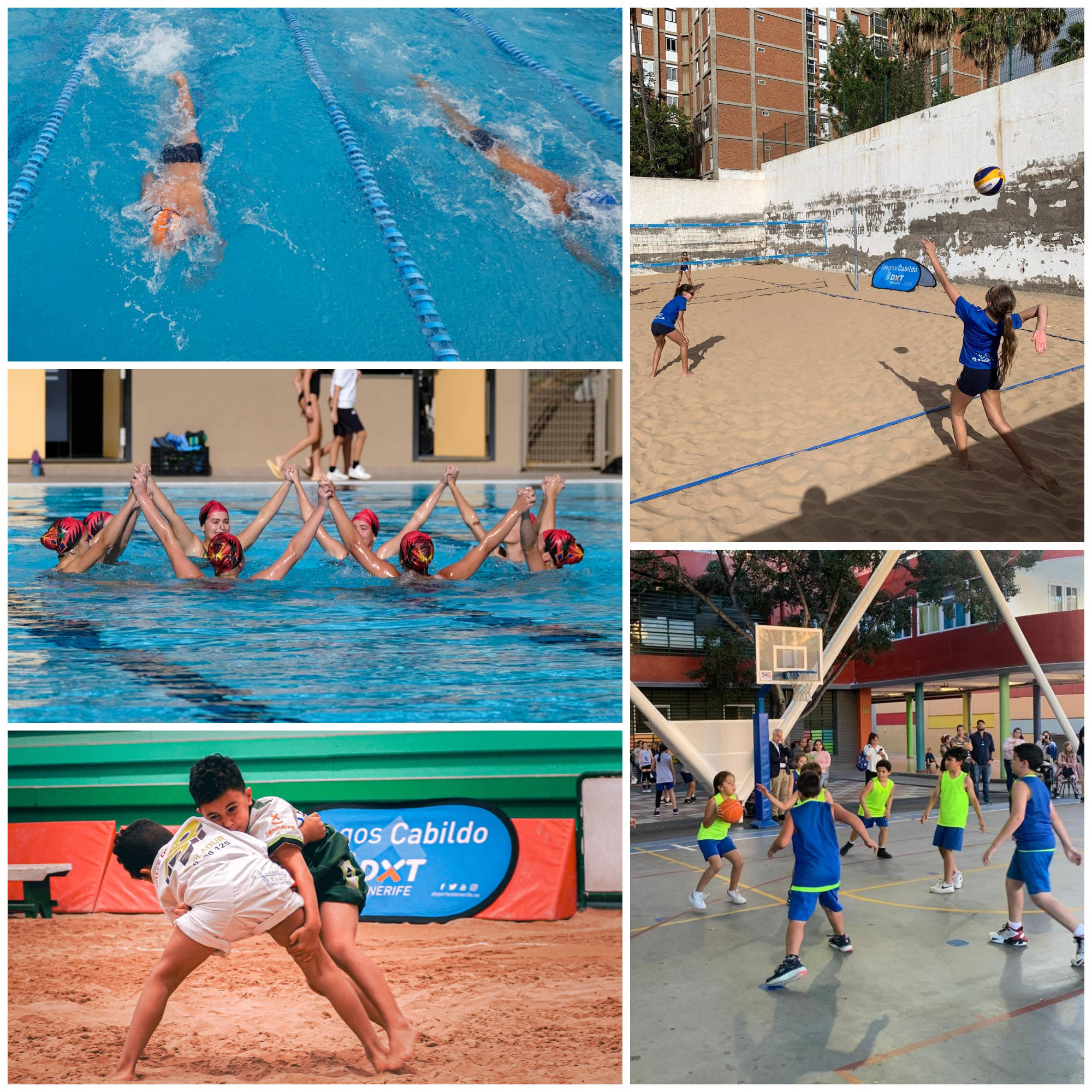 Cinco modalidades deportivas centran la actividad de los Juegos Cabildo este fin de semana