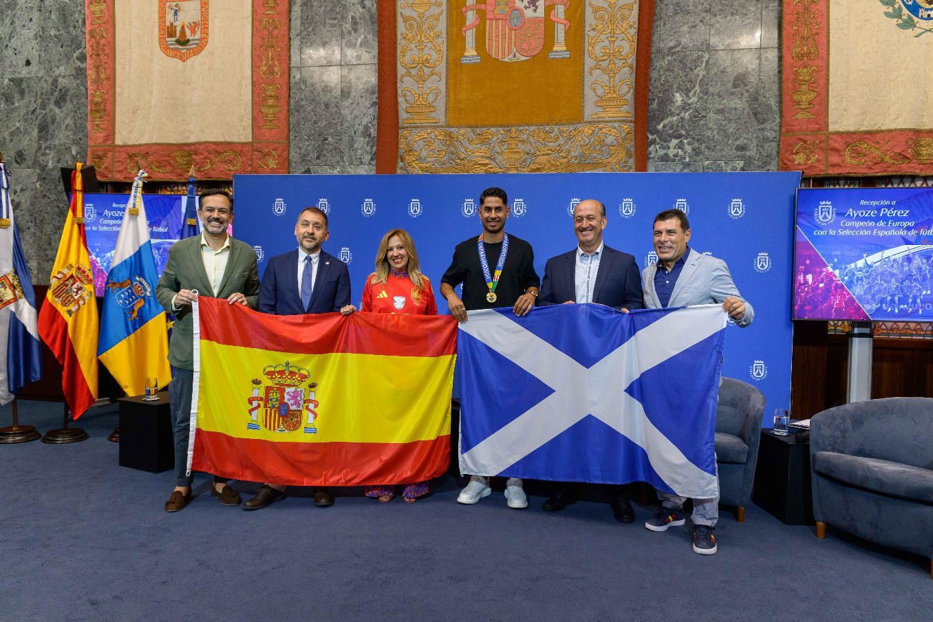 El Cabildo nombrará ‘Hijo Ilustre de la isla de Tenerife’ a Ayoze Pérez y Pedri tras su título en la Eurocopa