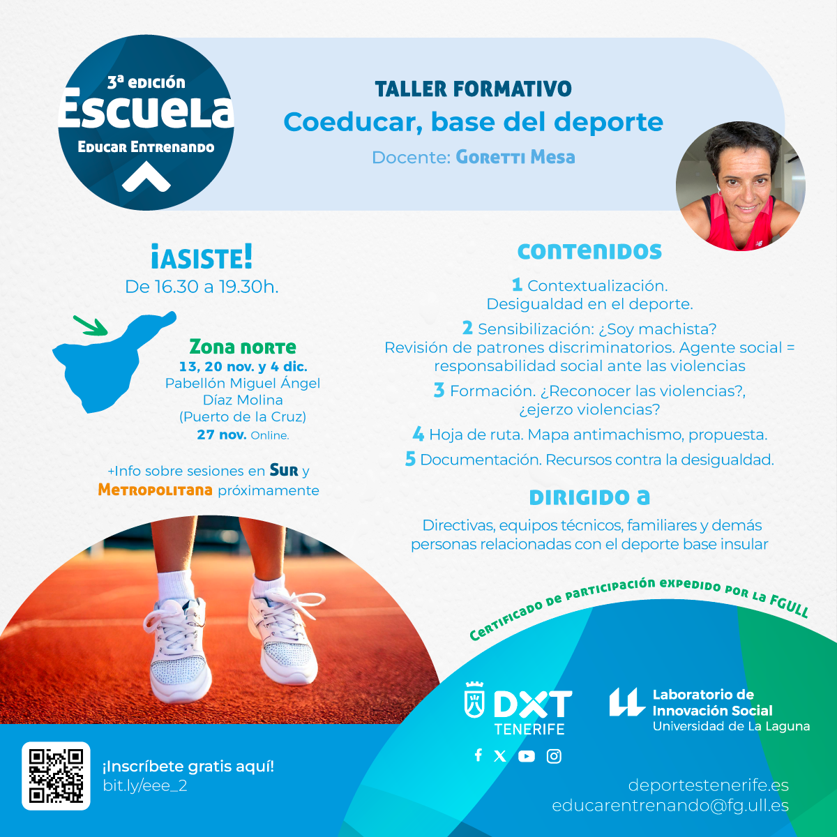 Taller formativo Coeducar, base del deporte