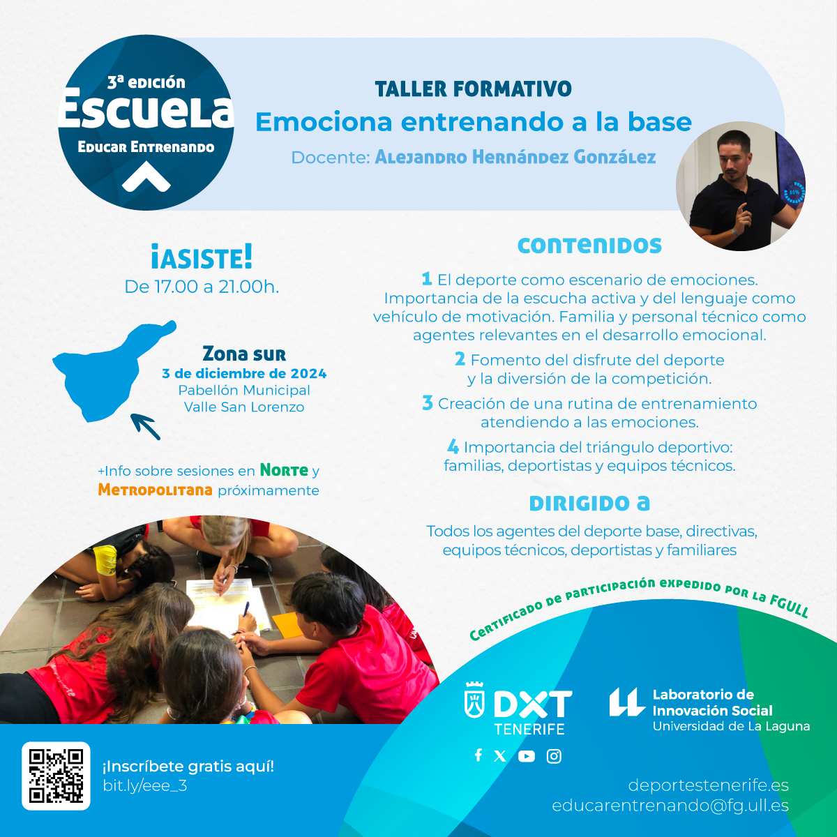 Taller formativo 'Emociona entrenando a la base'