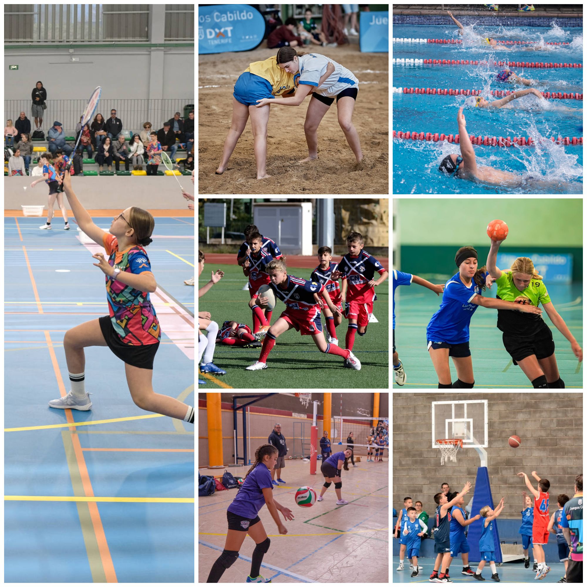 Los Juegos Cabildo programan para este sábado siete modalidades deportivas