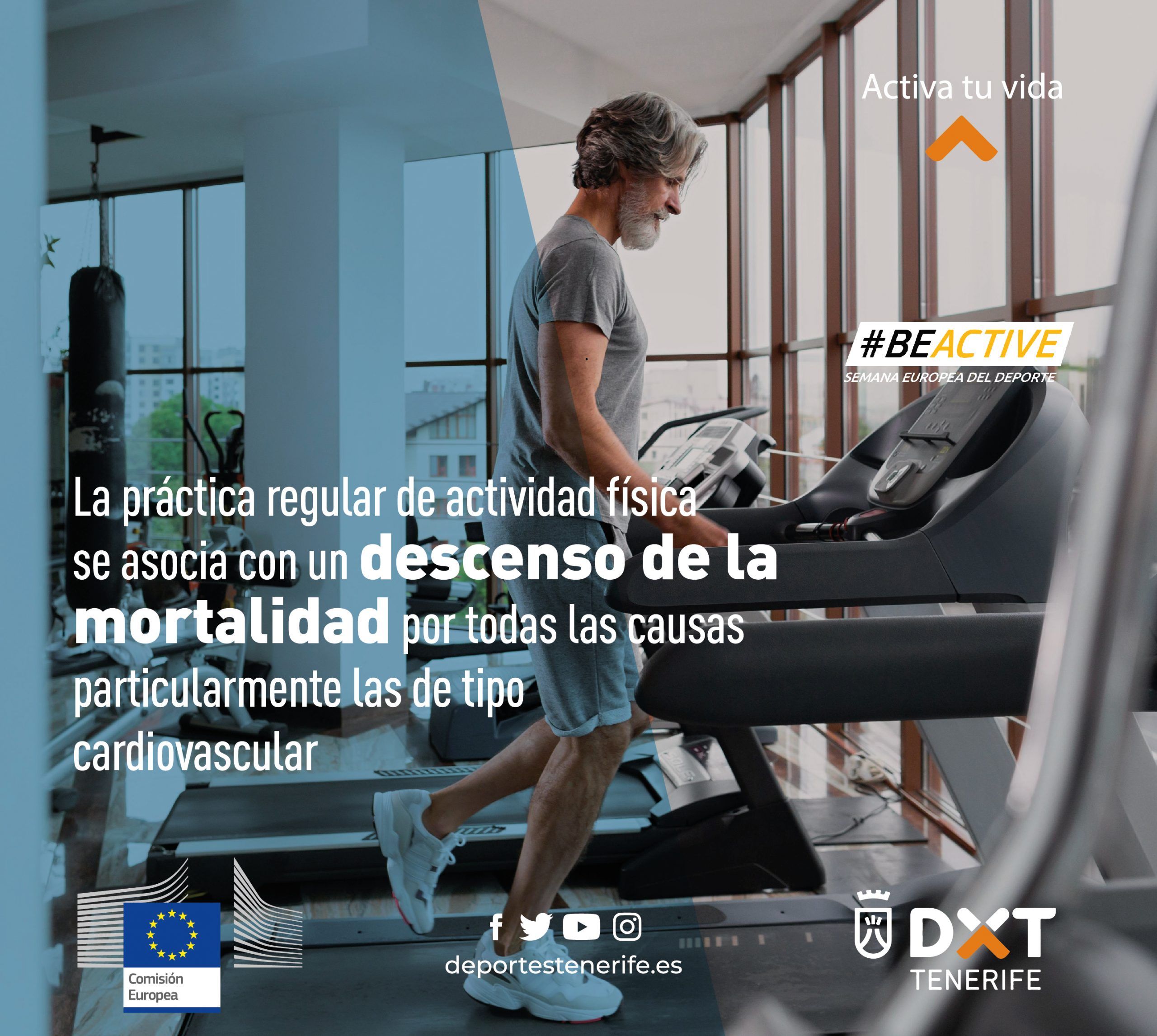 La Semana Europea del Deporte 2020 se inicia hoy bajo el lema #BeActiveBesafe