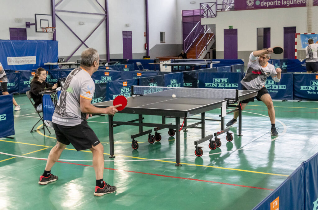 I jornada de Tenis de Mesa de los VII Juegos Máster de DXT Tene