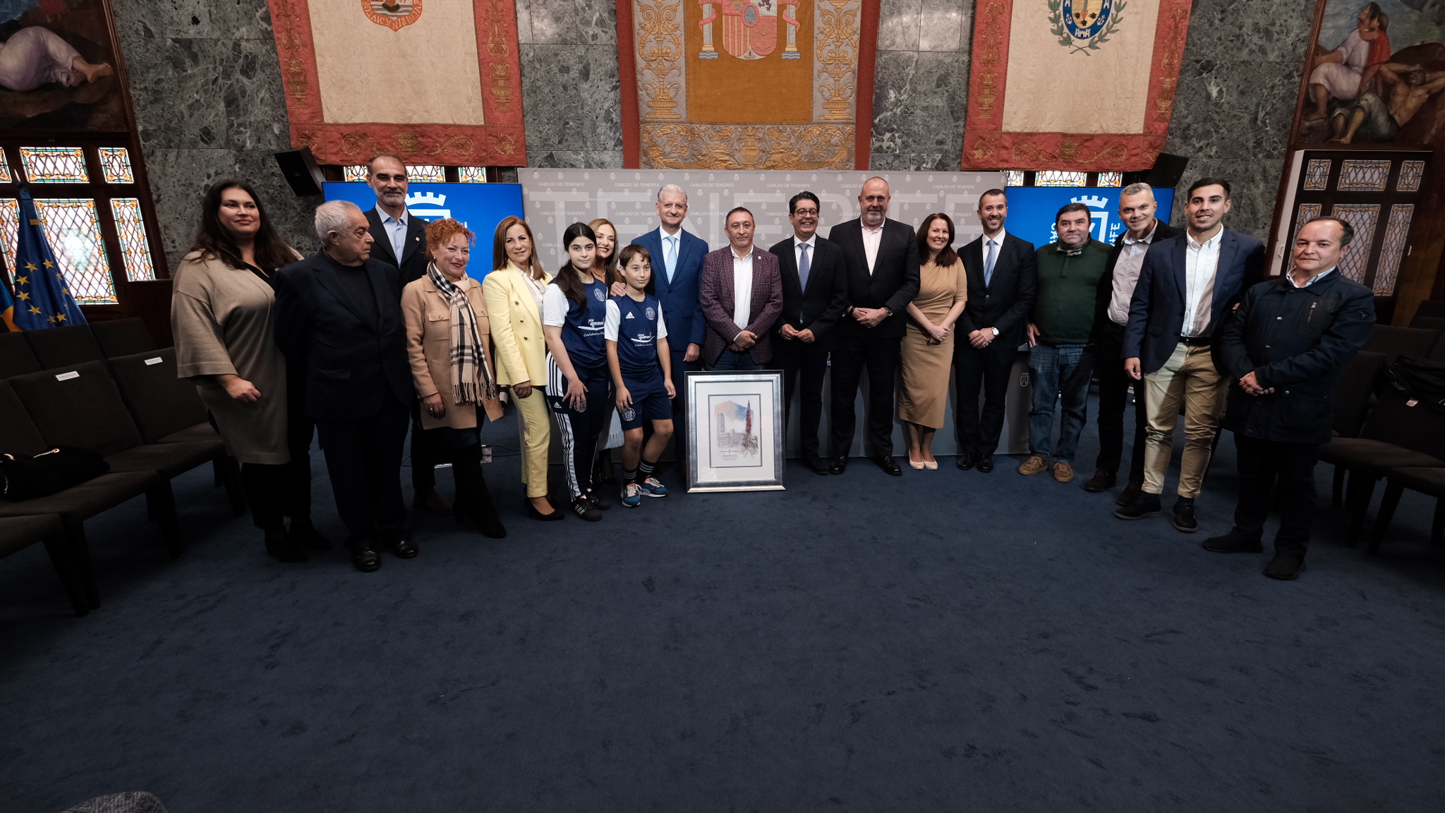 El Cabildo reconoce a la UD Orotava en el año de su centenario El Cabildo reconoce a la UD Orotava en el año de su centenario