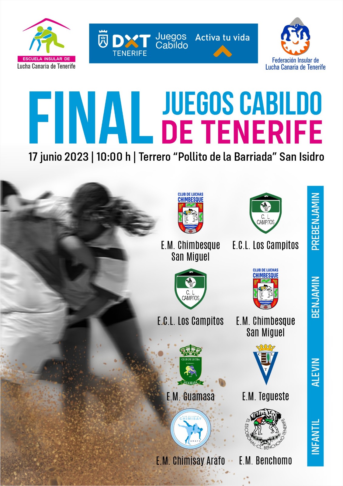 Finales de Lucha Canaria en los XXXVI Juegos Cabildo Finales de Lucha Canaria en los XXXVI Juegos Cabildo