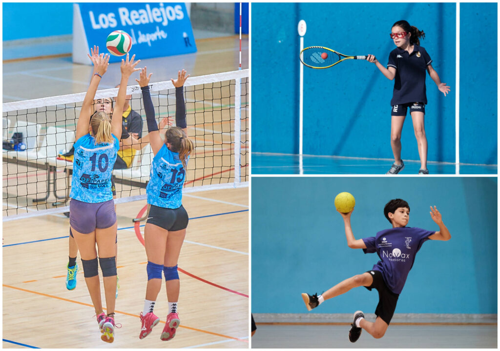 Los Juegos Cabildo inician 2024 con frontenis, balonmano y voleibol