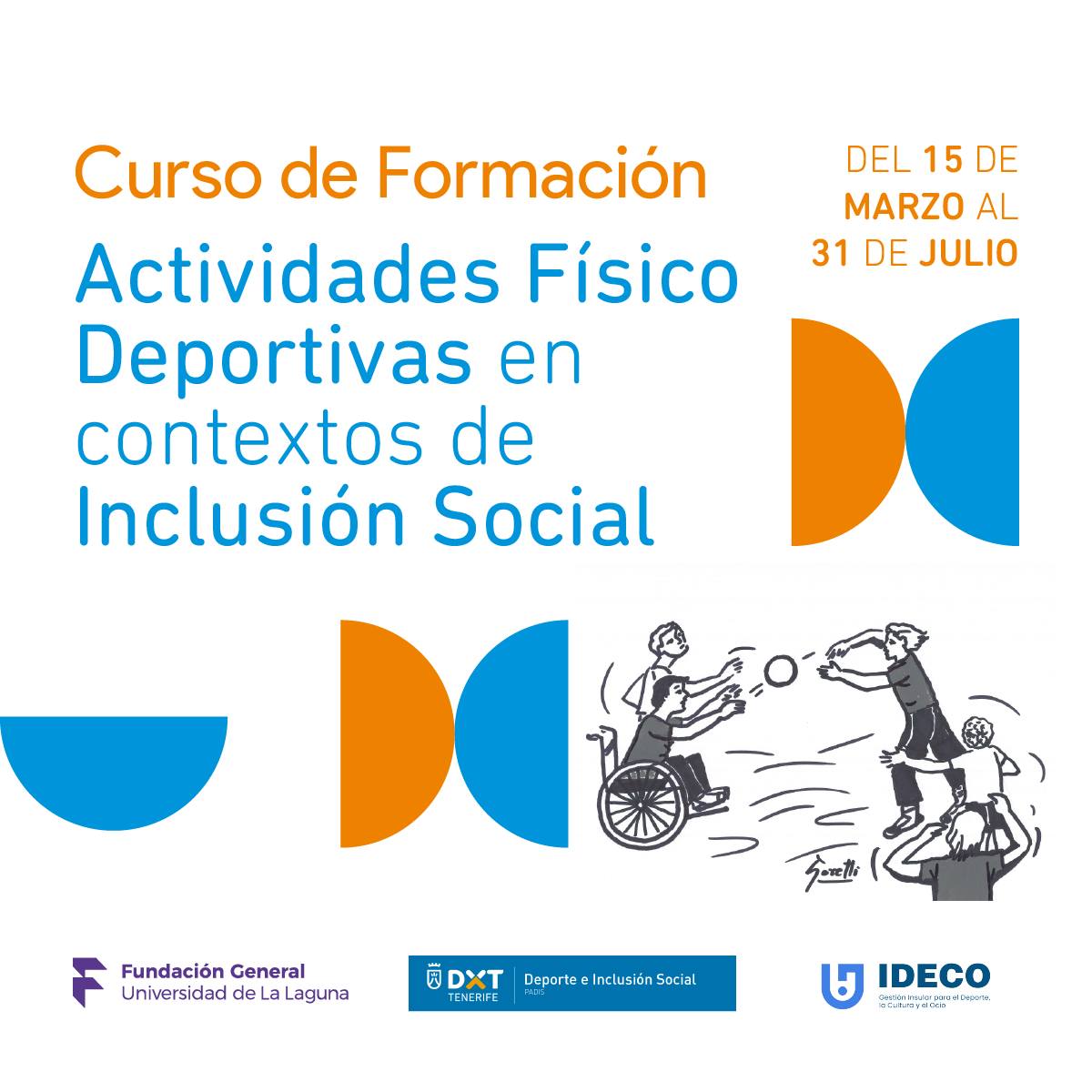 El Cabildo consolida la formación del personal técnico en prácticas deportivas inclusivas
