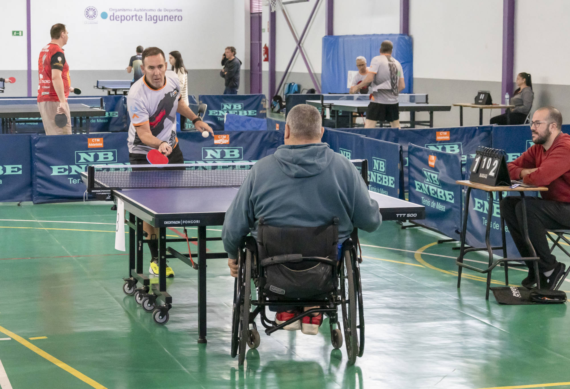 Balance final de tenis de mesa en los VII Juegos Máster