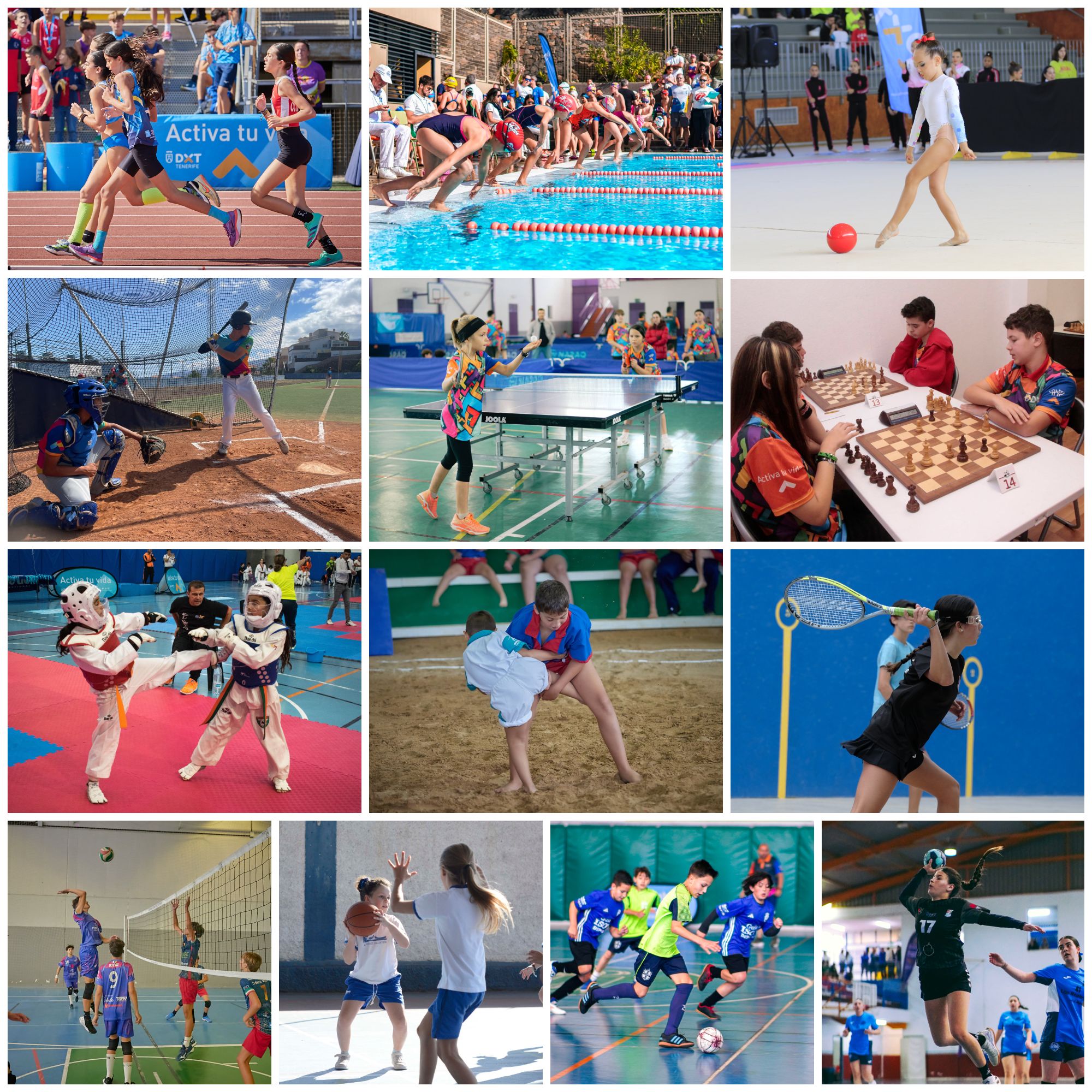 Trece disciplinas protagonizan la actividad deportiva de los Juegos Cabildo el último fin de semana de marzo
