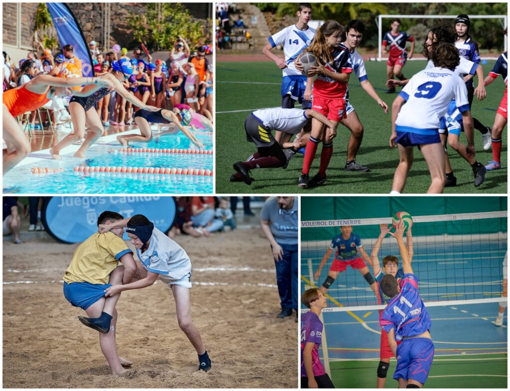 Cuatro disciplinas protagonizan la actividad deportiva de los Juegos Cabildo en el inicio de la Semana Santa