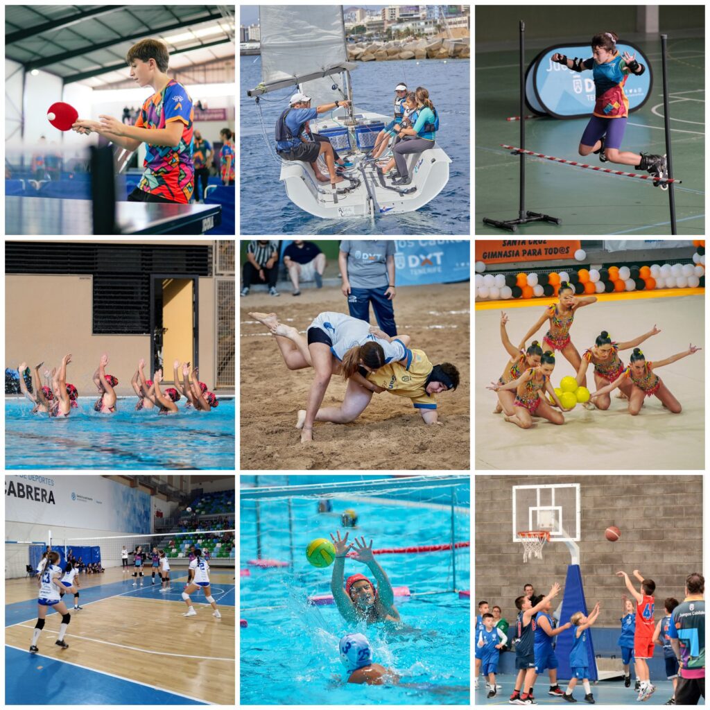 Los Juegos Cabildo recuperan su actividad deportiva tras la Semana Santa con nueve modalidades, dos de ellas de estreno