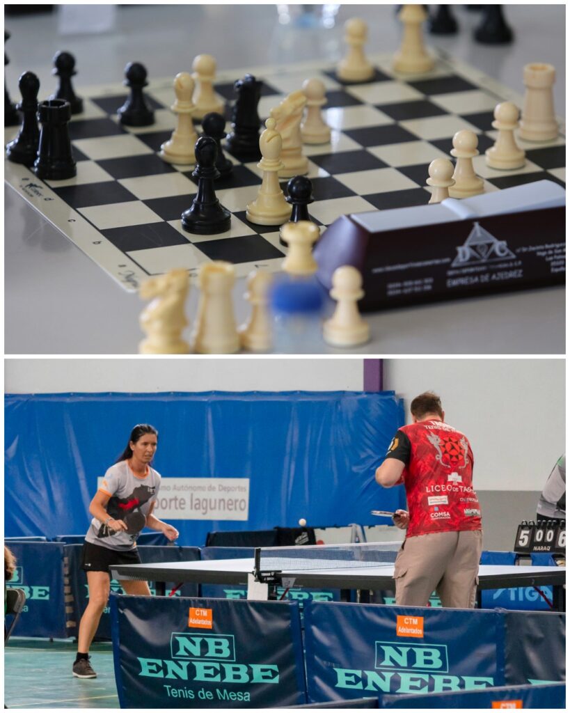 Los Juegos Máster estrenan este fin de semana ajedrez y tenis de mesa
