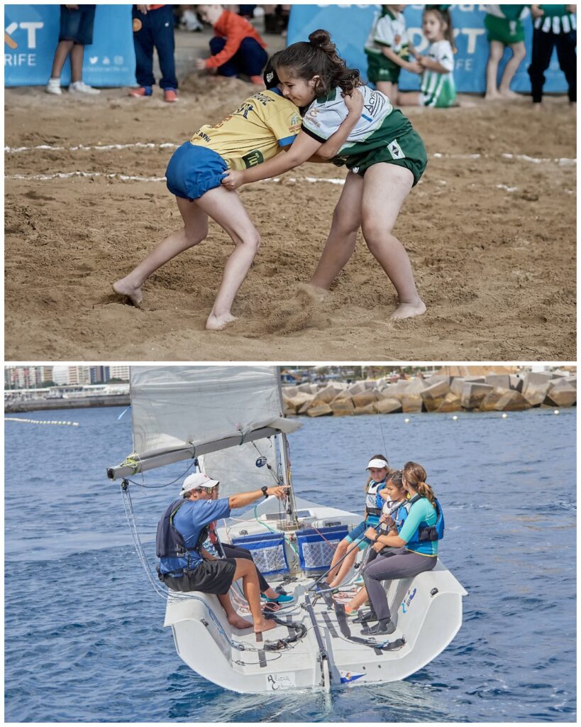 Lucha canaria y vela centran este sábado la actividad deportiva de los Juegos Cabildo