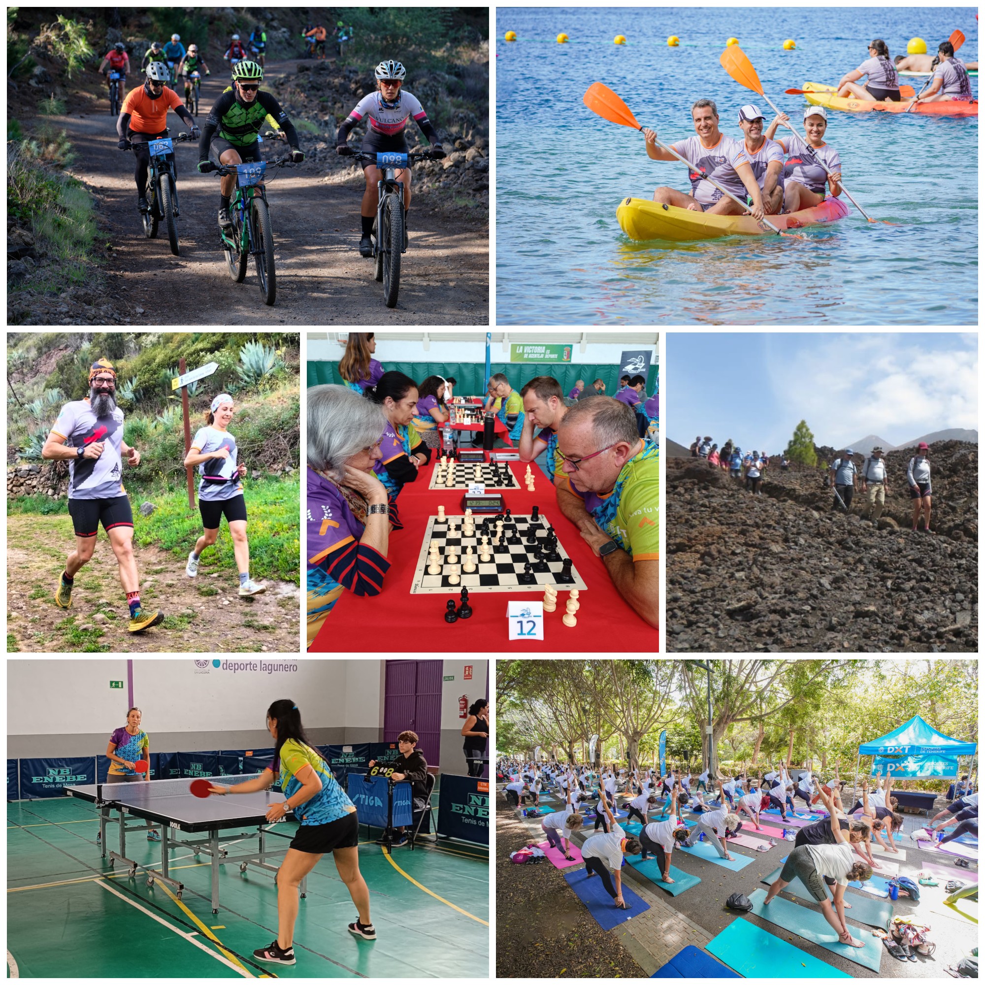 Yoga, trail, cicloturismo BTT, paddle surf y kayak se incorporan a los Juegos Máster en el mes de junio