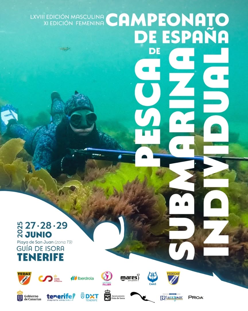 El Campeonato de España de Pesca Submarina se decide en Tenerife