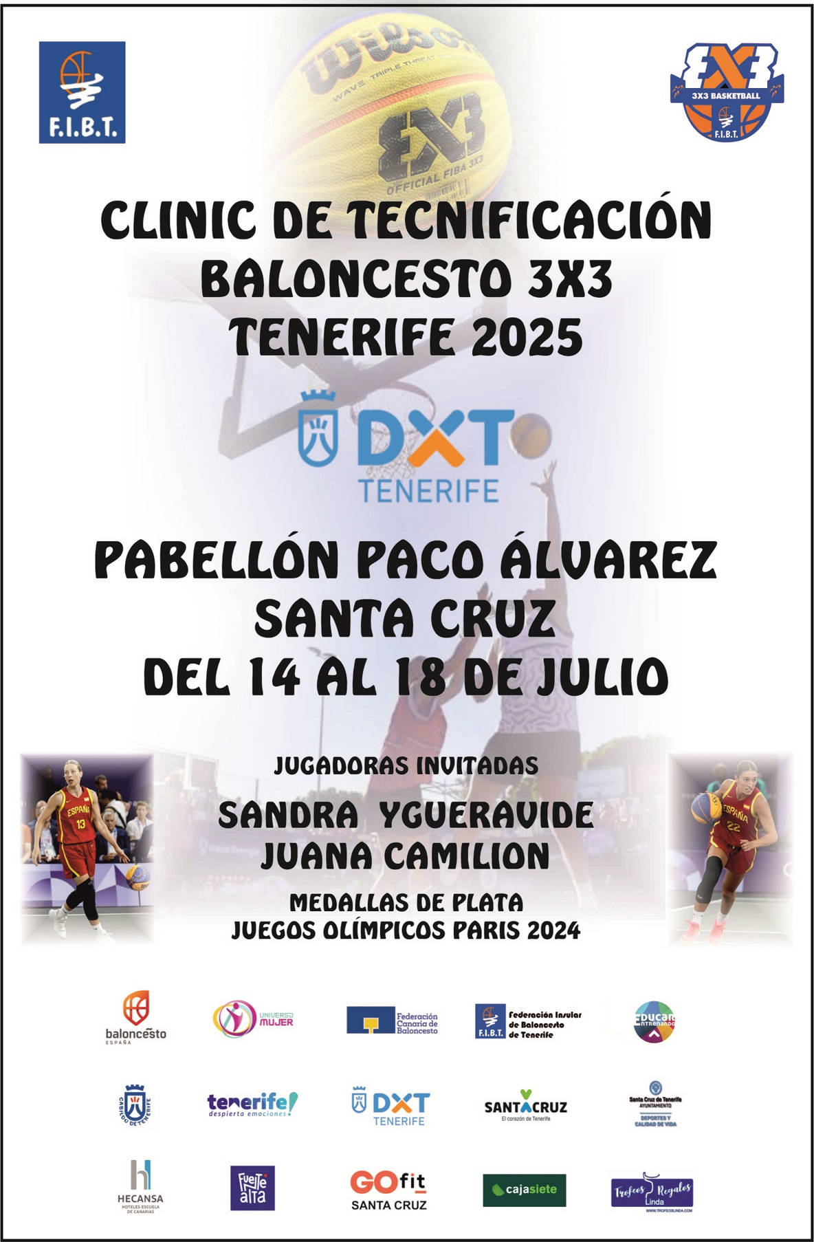 El Cabildo respalda la formación de deportistas de base en la modalidad de 3x3 de baloncesto