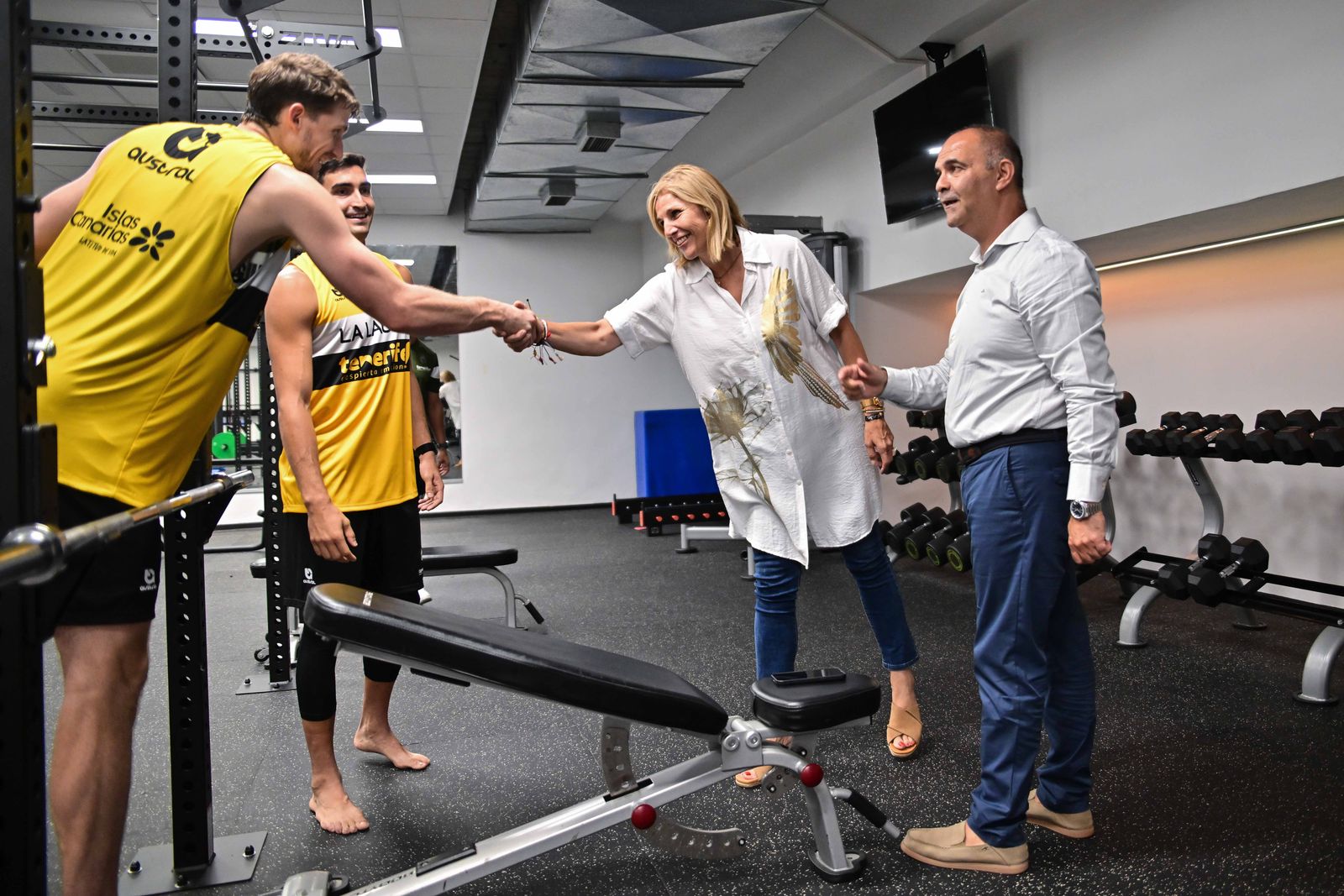 El Cabildo moderniza el gimnasio de La Laguna Tenerife en el Pabellón Santiago Martín