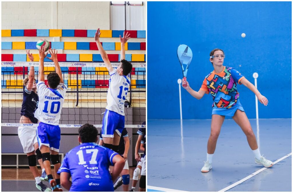 Frontenis y voleibol centran la oferta deportiva de los Juegos Cabildo este fin de semana