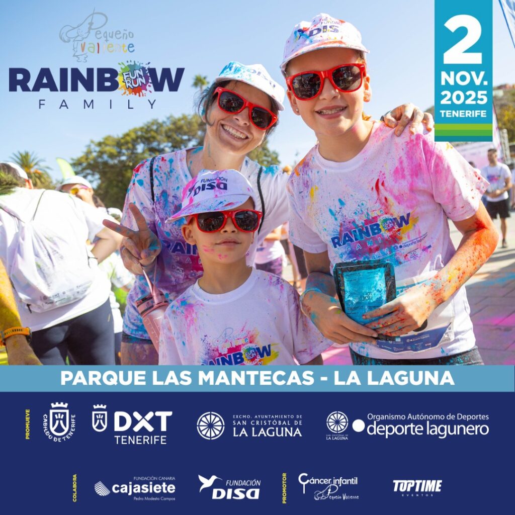 El Cabildo apoya la carrera ‘Rainbow Family Tenerife’ de la Fundación Canaria Pequeño Valiente