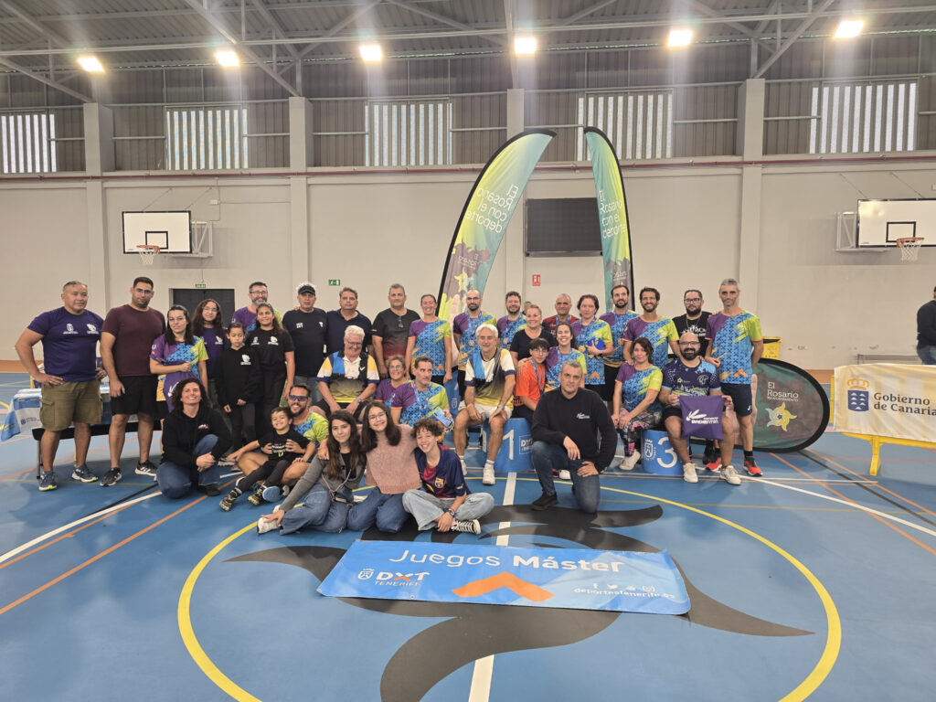 Balance final de bádminton en los VIII Juegos Máster