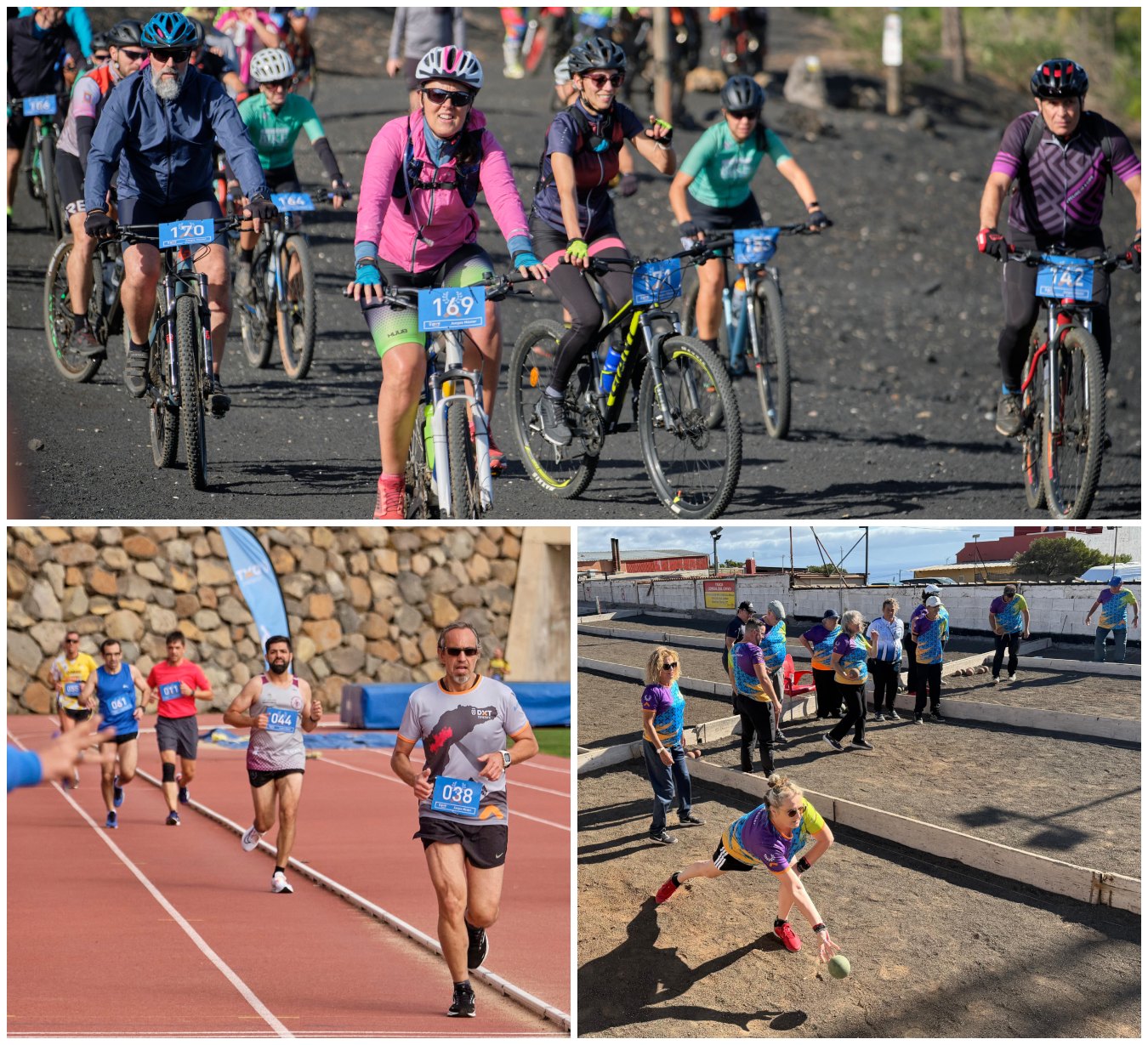Atletismo, bola canaria y cicloturismo BTT ponen el broche final a los VIII Juegos Máster este fin de semana