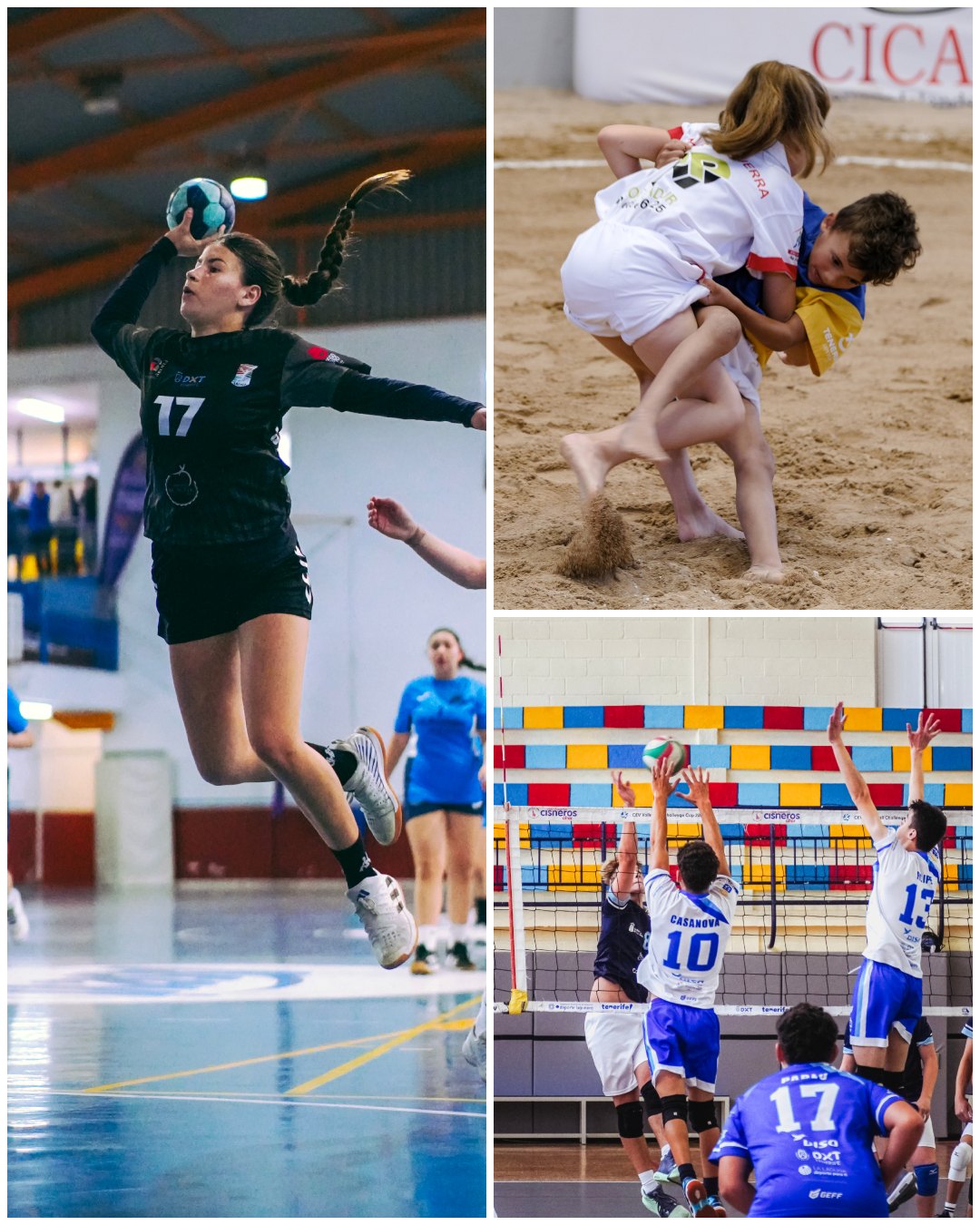 Los XXXIX Juegos Cabildo despiden el año este fin de semana con lucha canaria, voleibol y balonmano