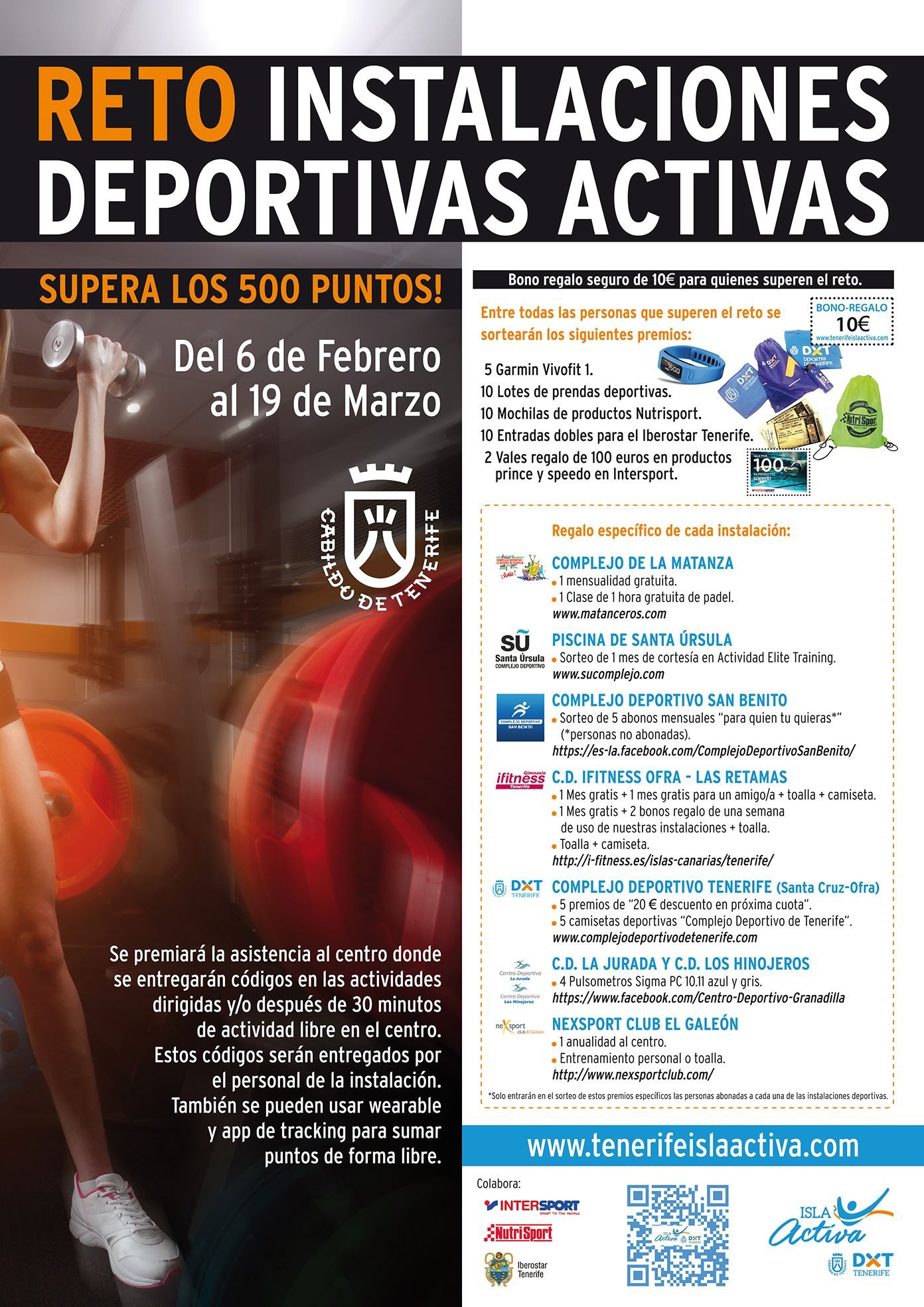 El Cabildo inicia hoy el reto Instalaciones Deportivas Activas
