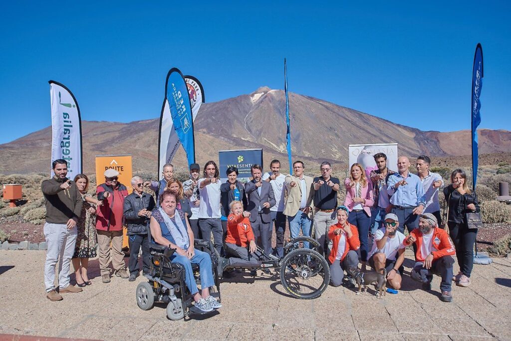 La deportista paralímpica Gema Hassen-Bey inicia su reto de coronar el Teide