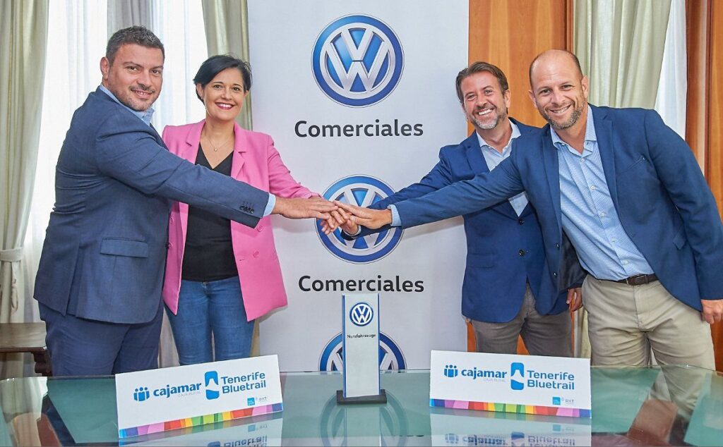 Volkswagen Comerciales Canarias renueva su compromiso con la Cajamar Tenerife Bluetrail 2019