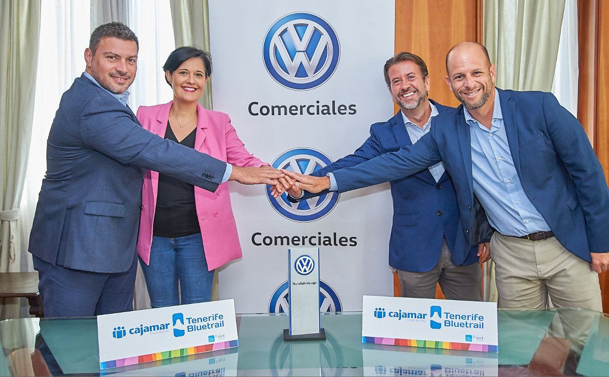 Volkswagen Comerciales Canarias renueva su compromiso con la Cajamar Tenerife Bluetrail 2019