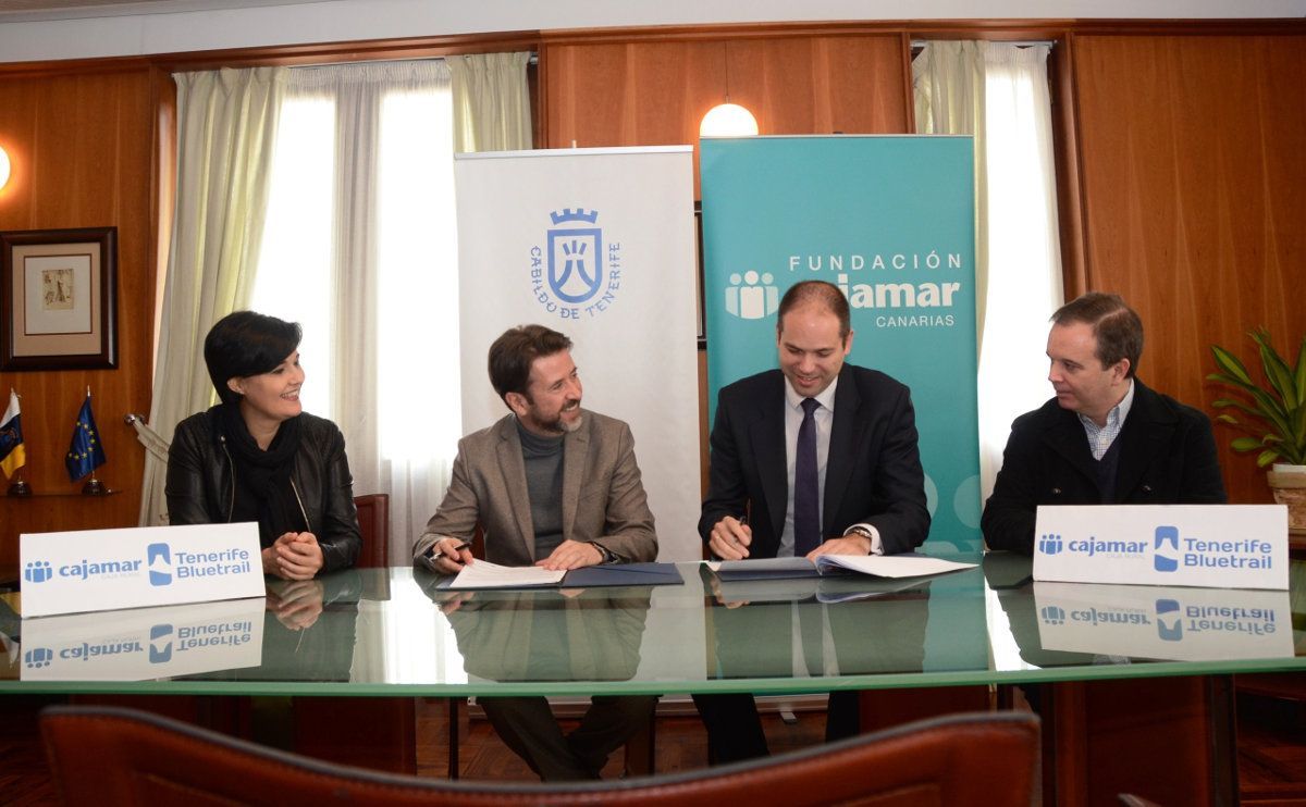 Cajamar será el principal patrocinador de la Tenerife Bluetrail en las ediciones 2017 y 2018