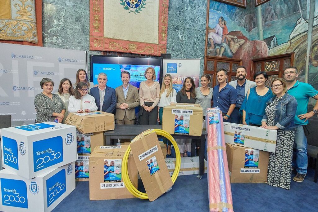 El Cabildo distingue a los centros educativos ganadores del I Concurso Día Europeo del Deporte Escolar