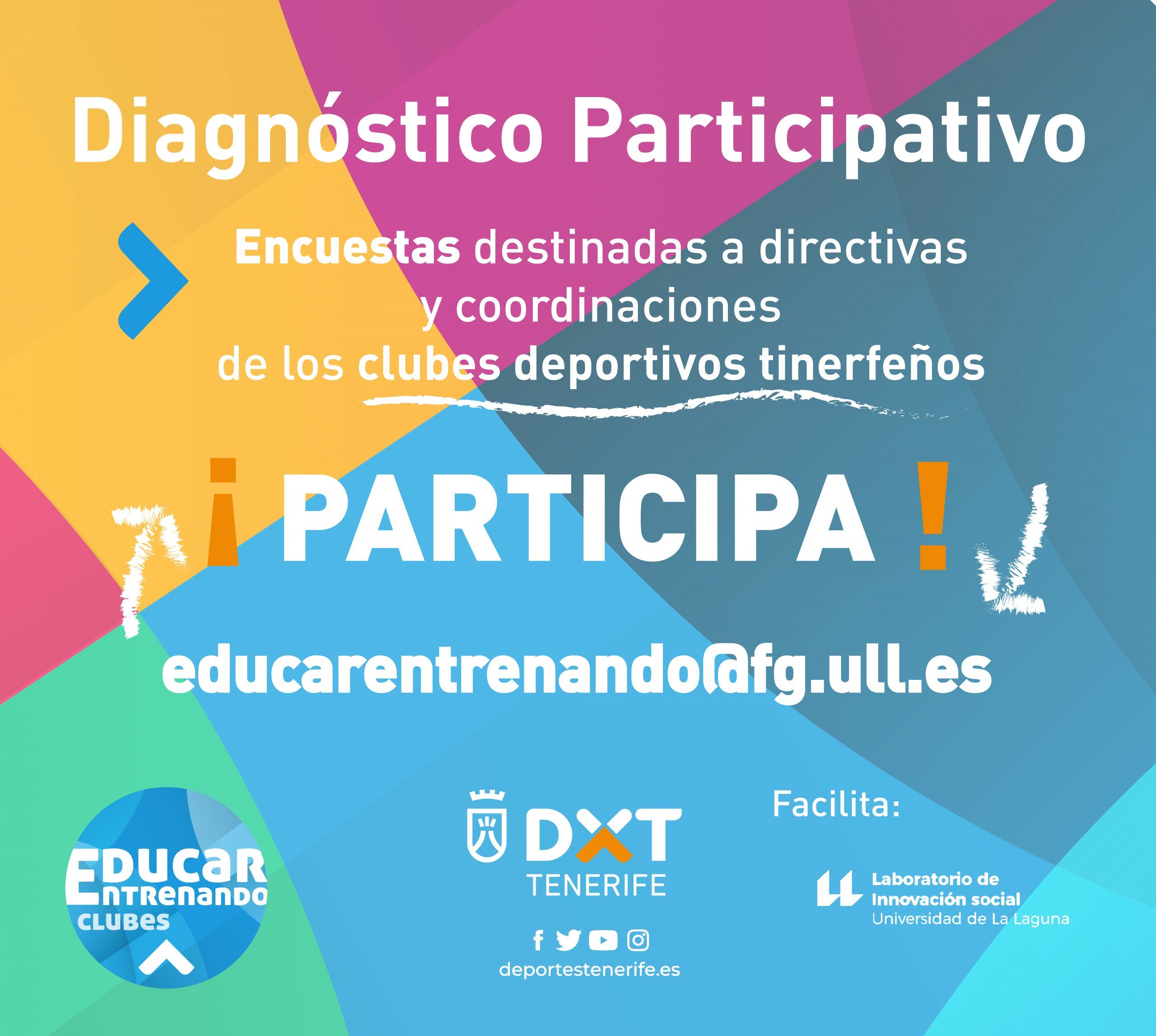 “Educar Entrenando” pone en marcha el envío de encuestas a los clubes de la Isla