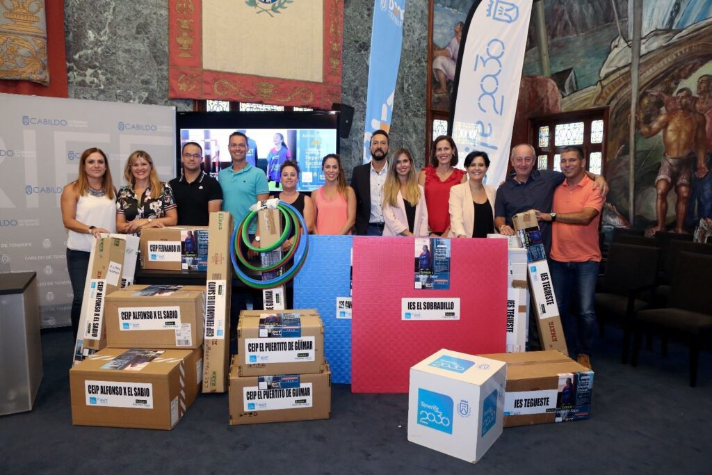 El Cabildo distingue a los centros educativos ganadores del II Concurso Día Europeo del Deporte Escolar
