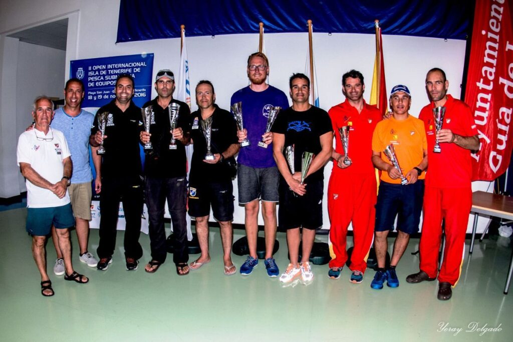 FFSUB se proclama vencedor del II Open Internacional Isla de Tenerife de Pesca Submarina por equipos (foto 2)