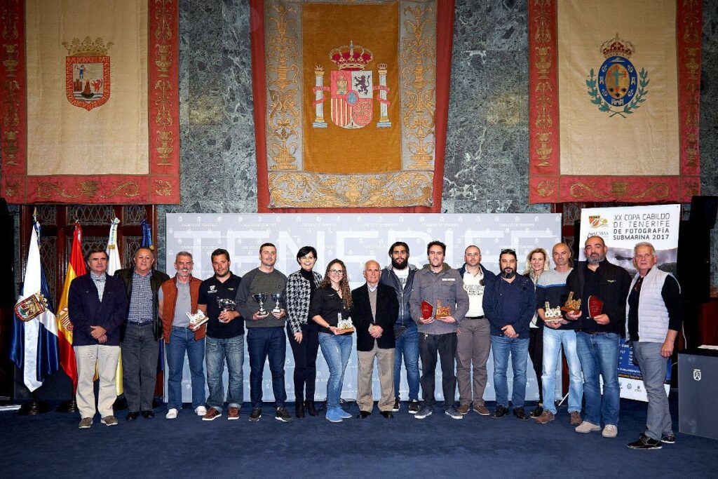 La Corporación insular distingue a los ganadores de la Copa Cabildo de actividades subacuáticas de 2016