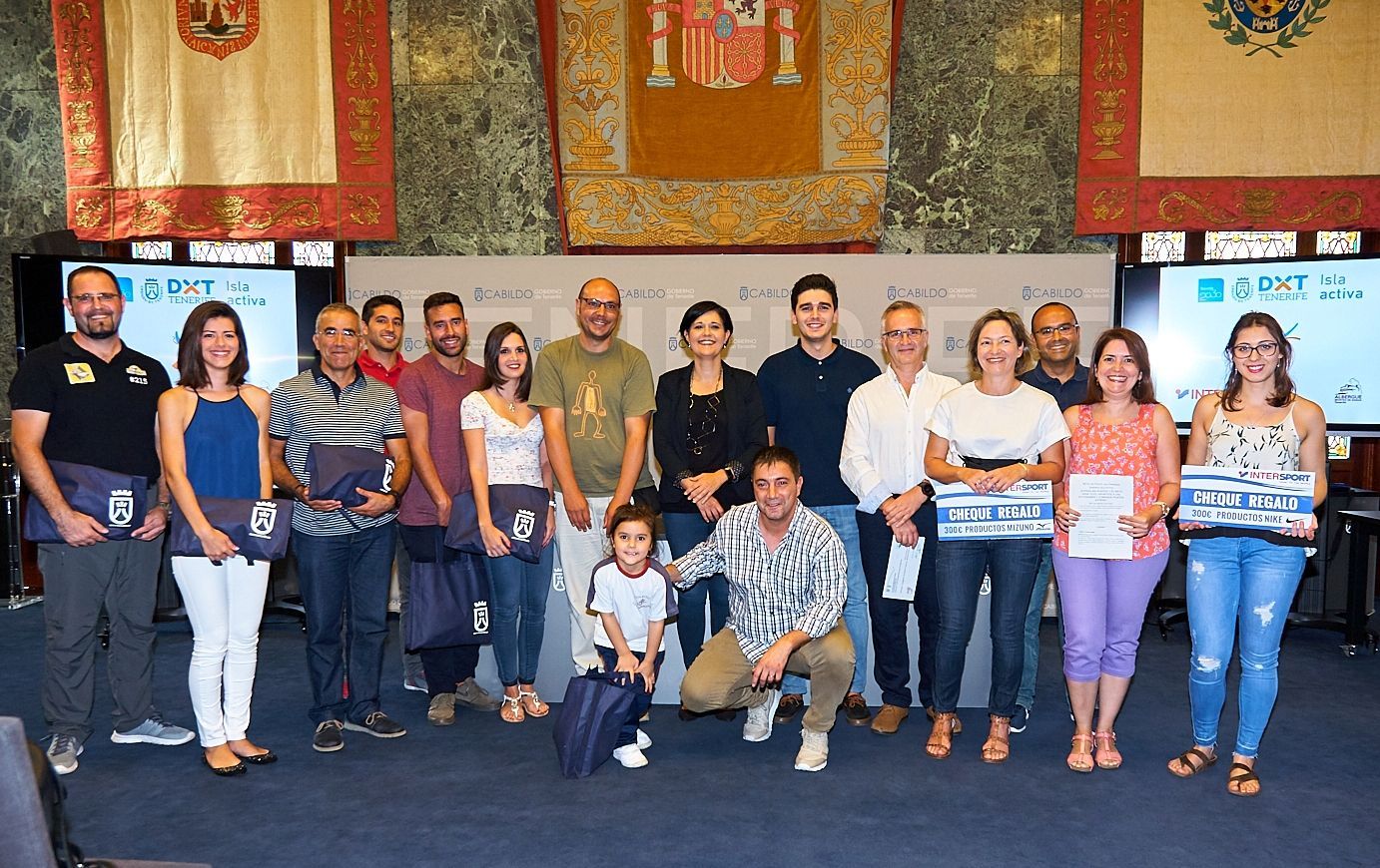 El Cabildo entrega los premios del tercer reto del programa Tenerife Isla Activa