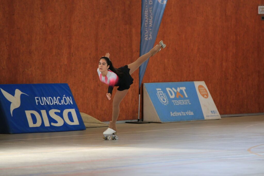 El debut del patinaje en los Juegos Cabildo reunió a medio centenar de deportistas en San Miguel de Abona