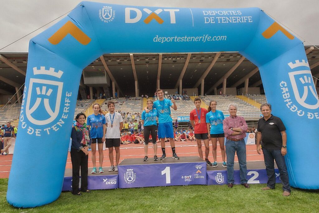 El IES Antonio González y el IES Tegueste se adjudican el III Torneo Cabildo de Tenerife de Atletismo Escolar