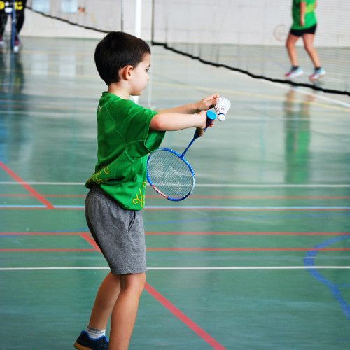 La séptima jornada de bádminton, dedicada al mini-bádminton