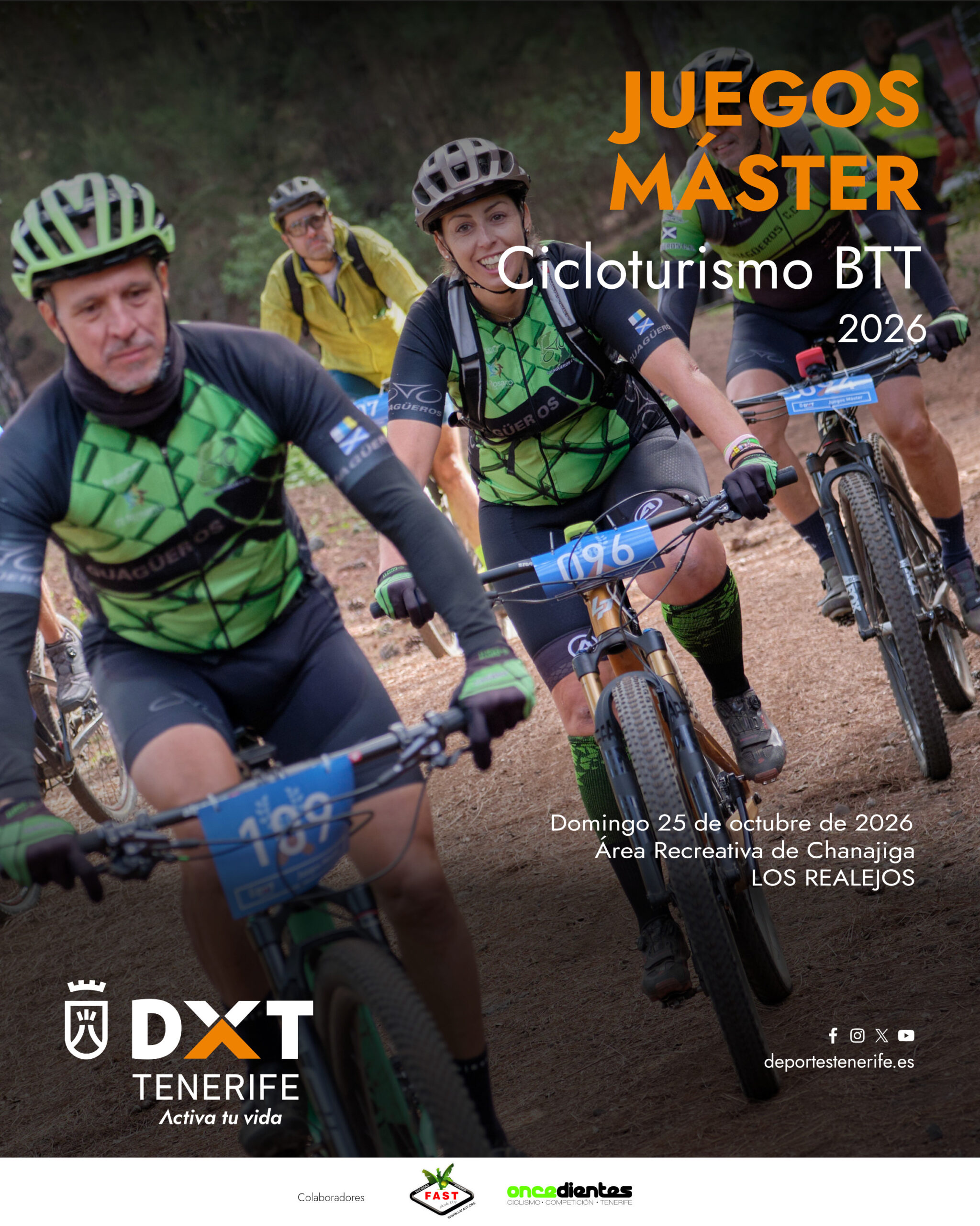 Cicloturismo BTT en los IX Juegos Máster