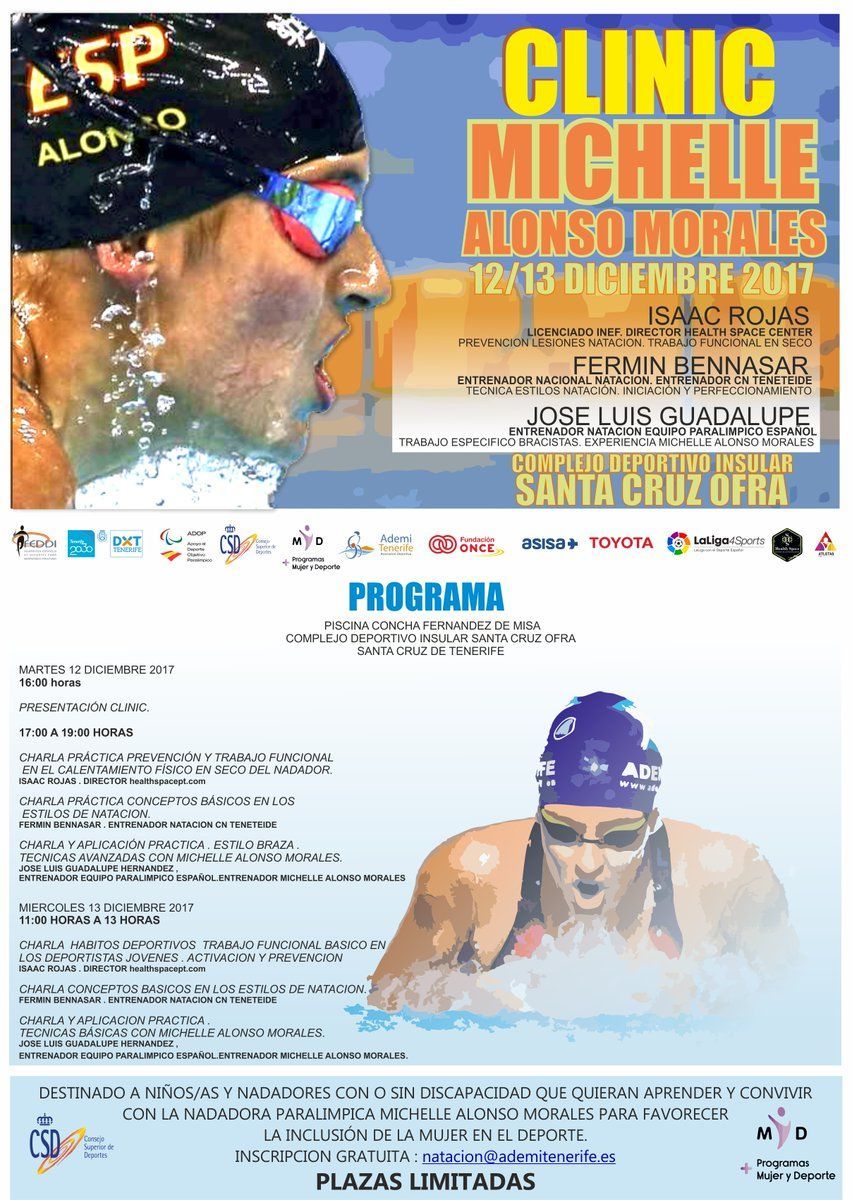 I Clinic de Natación Michelle Alonso